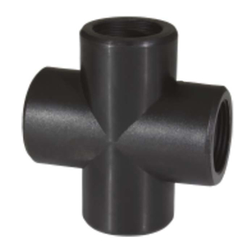 Slika Plastični krst razdelnik 3/4" sa unutrašnjim navojima